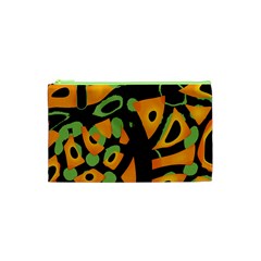 Abstract Animal Print Cosmetic Bag (xs) by Valentinaart