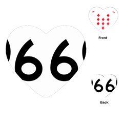 U S  Route 66 Playing Cards (heart)  by abbeyz71