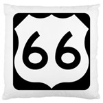 U.S. Route 66 Large Cushion Case (Two Sides) Back