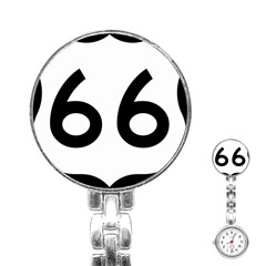 U S  Route 66 Stainless Steel Nurses Watch by abbeyz71