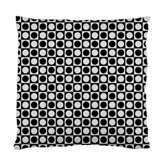 Modern Dots In Squares Mosaic Black White Standard Cushion Case (one Side) by EDDArt