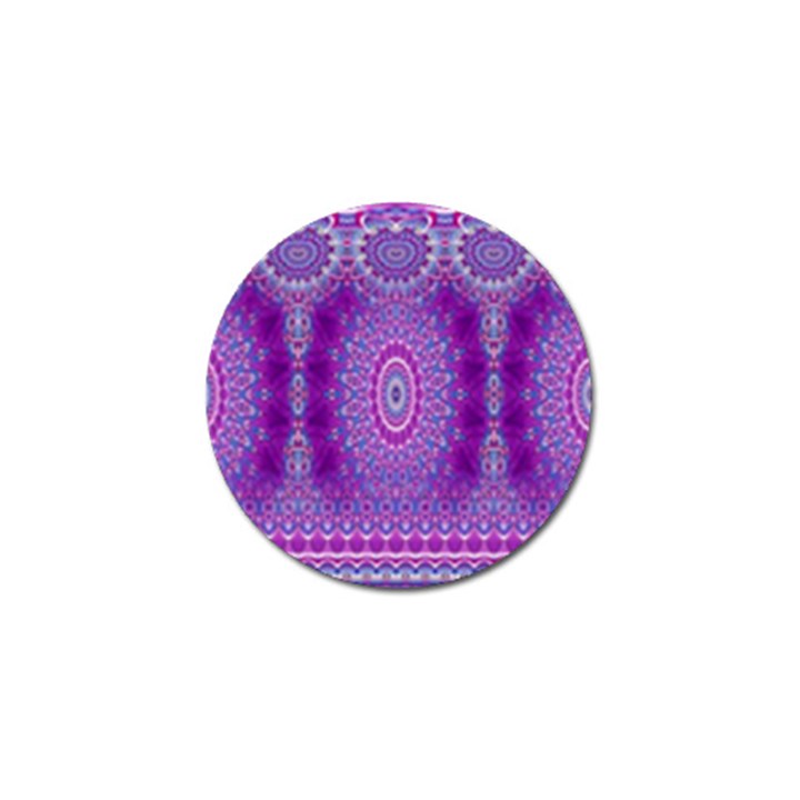 India Ornaments Mandala Pillar Blue Violet Golf Ball Marker (10 pack)