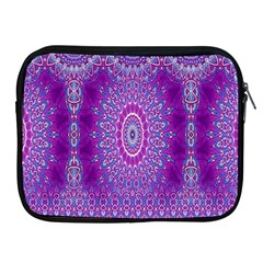 India Ornaments Mandala Pillar Blue Violet Apple Ipad 2/3/4 Zipper Cases