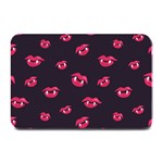 Pattern Of Vampire Mouths And Fangs Plate Mats 18 x12  Plate Mat