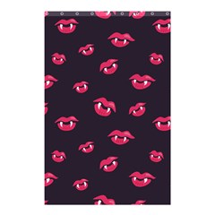 Pattern Of Vampire Mouths And Fangs Shower Curtain 48  X 72  (small)  by CreaturesStore