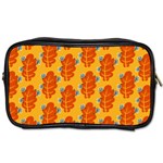 Bugs Eat Autumn Leaf Pattern Toiletries Bags Front