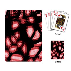 Red Light Playing Card by Valentinaart