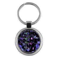 Think Blue Key Chains (round) 