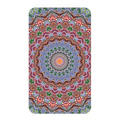 Abstract Painting Mandala Salmon Blue Green Memory Card Reader by EDDArt