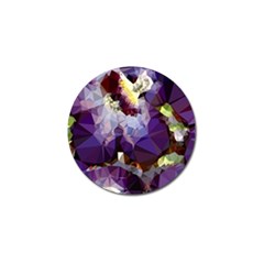 Purple Abstract Geometric Dream Golf Ball Marker (10 Pack) by DanaeStudio