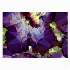 Purple Abstract Geometric Dream Large Glasses Cloth (2-side)