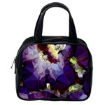 Purple Abstract Geometric Dream Classic Handbags (2 Sides) Back