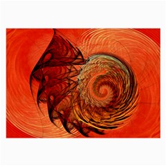 Nautilus Shell Abstract Fractal Large Glasses Cloth (2-side)