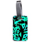 Cyan design Luggage Tags (Two Sides) Front