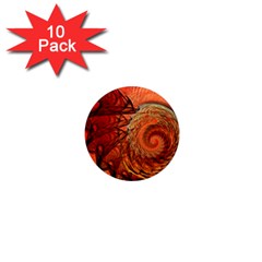 Nautilus Shell Abstract Fractal 1  Mini Magnet (10 pack) 