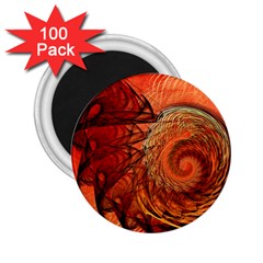 Nautilus Shell Abstract Fractal 2.25  Magnets (100 pack) 