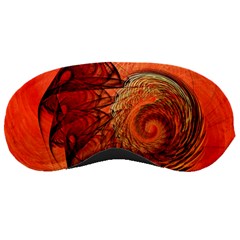 Nautilus Shell Abstract Fractal Sleeping Masks