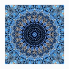 Feel Blue Mandala Medium Glasses Cloth (2-side) by designworld65