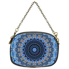 Feel Blue Mandala Chain Purses (one Side)  by designworld65