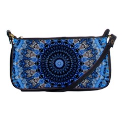 Feel Blue Mandala Shoulder Clutch Bags by designworld65