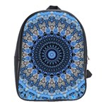 Feel Blue Mandala School Bags (XL)  Front