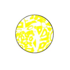 Yellow Sunny Design Hat Clip Ball Marker (4 Pack) by Valentinaart