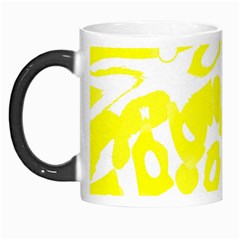 Yellow Sunny Design Morph Mugs by Valentinaart