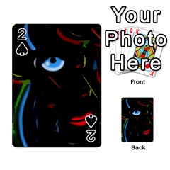 Black Magic Woman Playing Cards 54 Designs  by Valentinaart