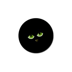 Halloween - Back Cat Golf Ball Marker by Valentinaart