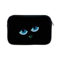 Halloween - Black Cat - Blue Eyes Apple Ipad Mini Zipper Cases by Valentinaart