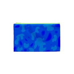 Simple Blue Cosmetic Bag (xs)