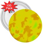 Simple yellow 3  Buttons (100 pack)  Front