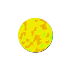 Simple Yellow Golf Ball Marker (4 Pack)