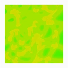 Simple Yellow And Green Medium Glasses Cloth (2-side)