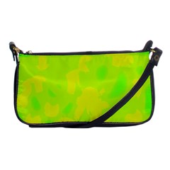 Simple Yellow And Green Shoulder Clutch Bags by Valentinaart