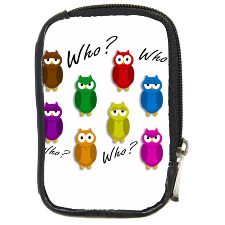 Cute owls - Who? Compact Camera Cases