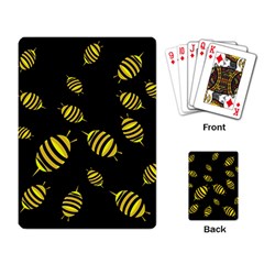 Decorative Bees Playing Card by Valentinaart