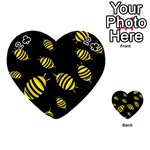 Decorative bees Playing Cards 54 (Heart)  Front - Club2