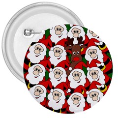 Did You See Rudolph? 3  Buttons by Valentinaart