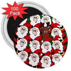 Did You See Rudolph? 3  Magnets (100 Pack) by Valentinaart
