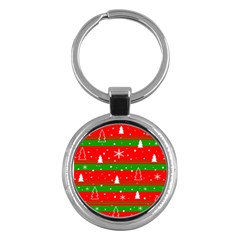 Xmas Pattern Key Chains (round)  by Valentinaart