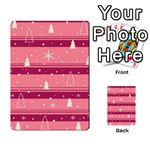 Pink Xmas Multi-purpose Cards (Rectangle)  Front 7