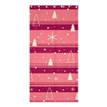 Pink Xmas Shower Curtain 36  x 72  (Stall)  Curtain(36 X72 ) - 33.26 x66.24  Curtain(36 X72 )