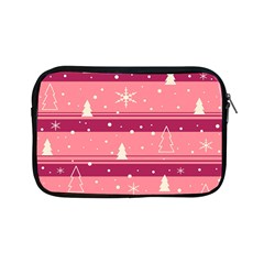 Pink Xmas Apple Ipad Mini Zipper Cases by Valentinaart