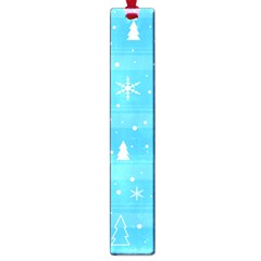 Blue Xmas Large Book Marks by Valentinaart