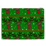 Reindeer pattern Cosmetic Bag (XXL)  Back