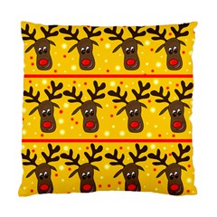 Christmas Reindeer Pattern Standard Cushion Case (two Sides) by Valentinaart