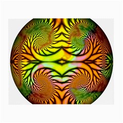 Fractals Ball About Abstract Small Glasses Cloth