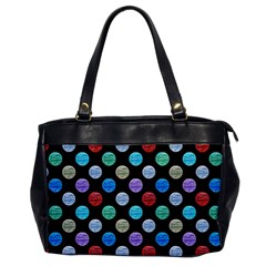 Death Star Polka Dots In Multicolour Office Handbags by fashionnarwhal