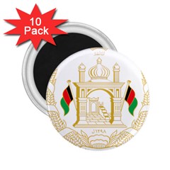 National Emblem Of Afghanistan 2 25  Magnets (10 Pack)  by abbeyz71